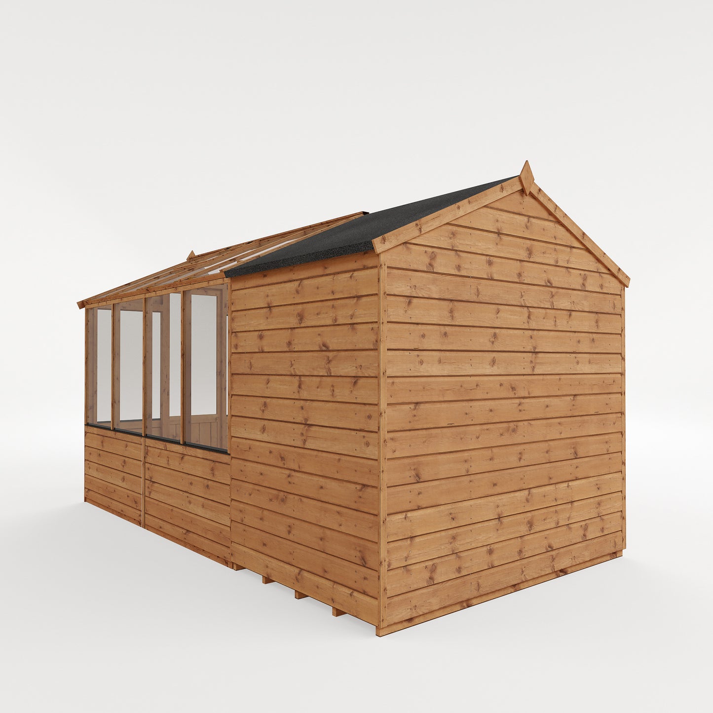 12 x 6 Traditional Apex Greenhouse Combi Shed
