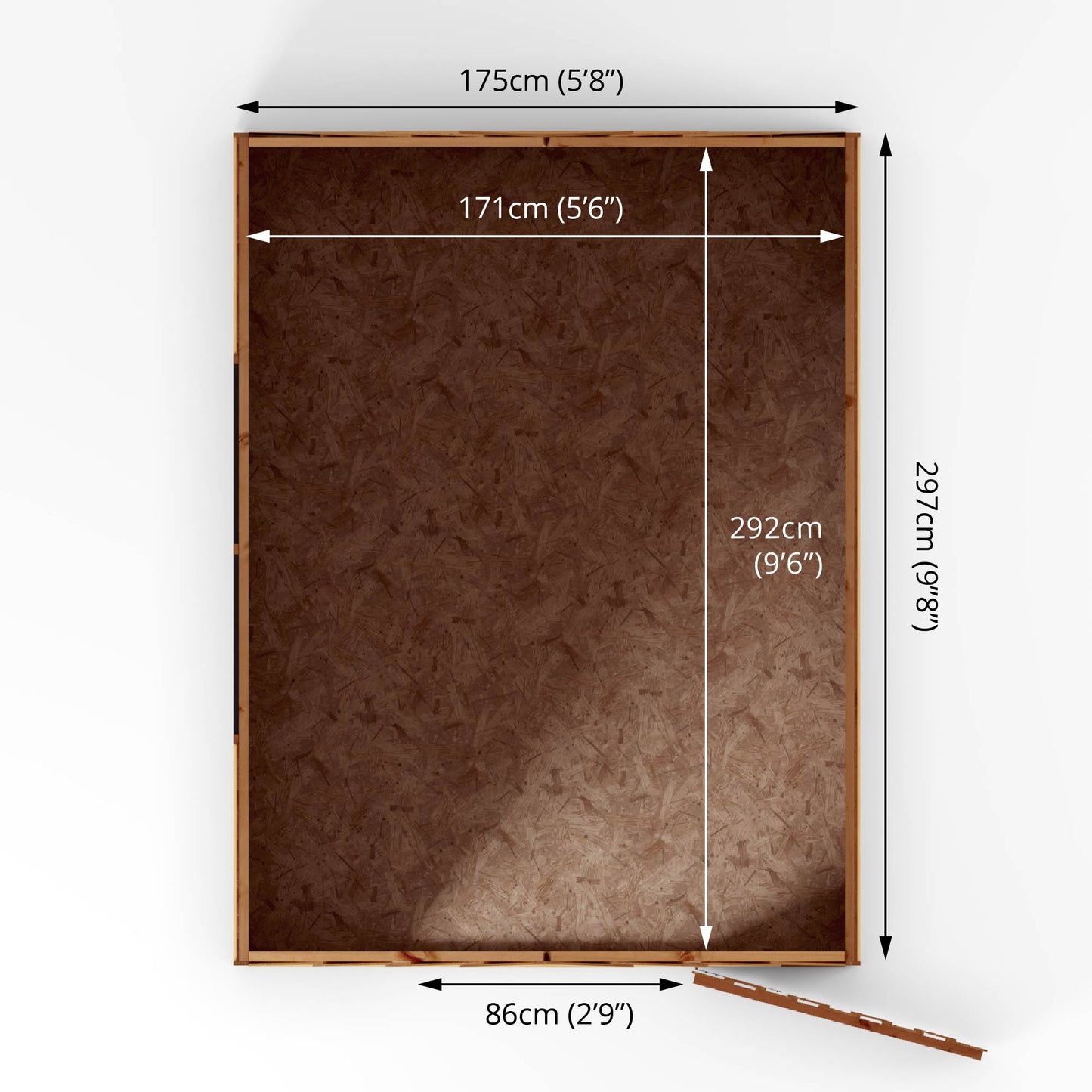 10 x 6 Overlap Apex - Windowless