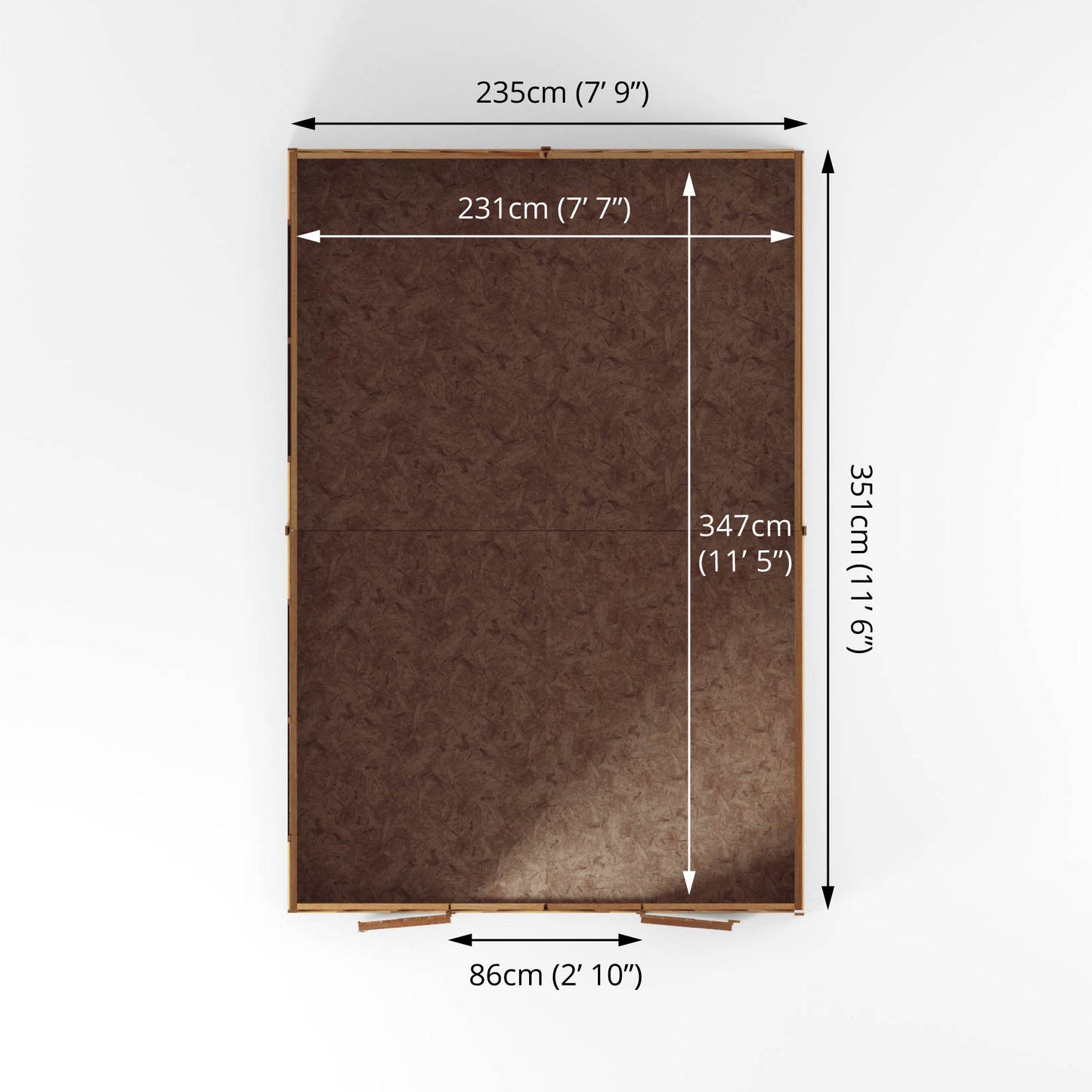 12 x 8 Overlap Apex
