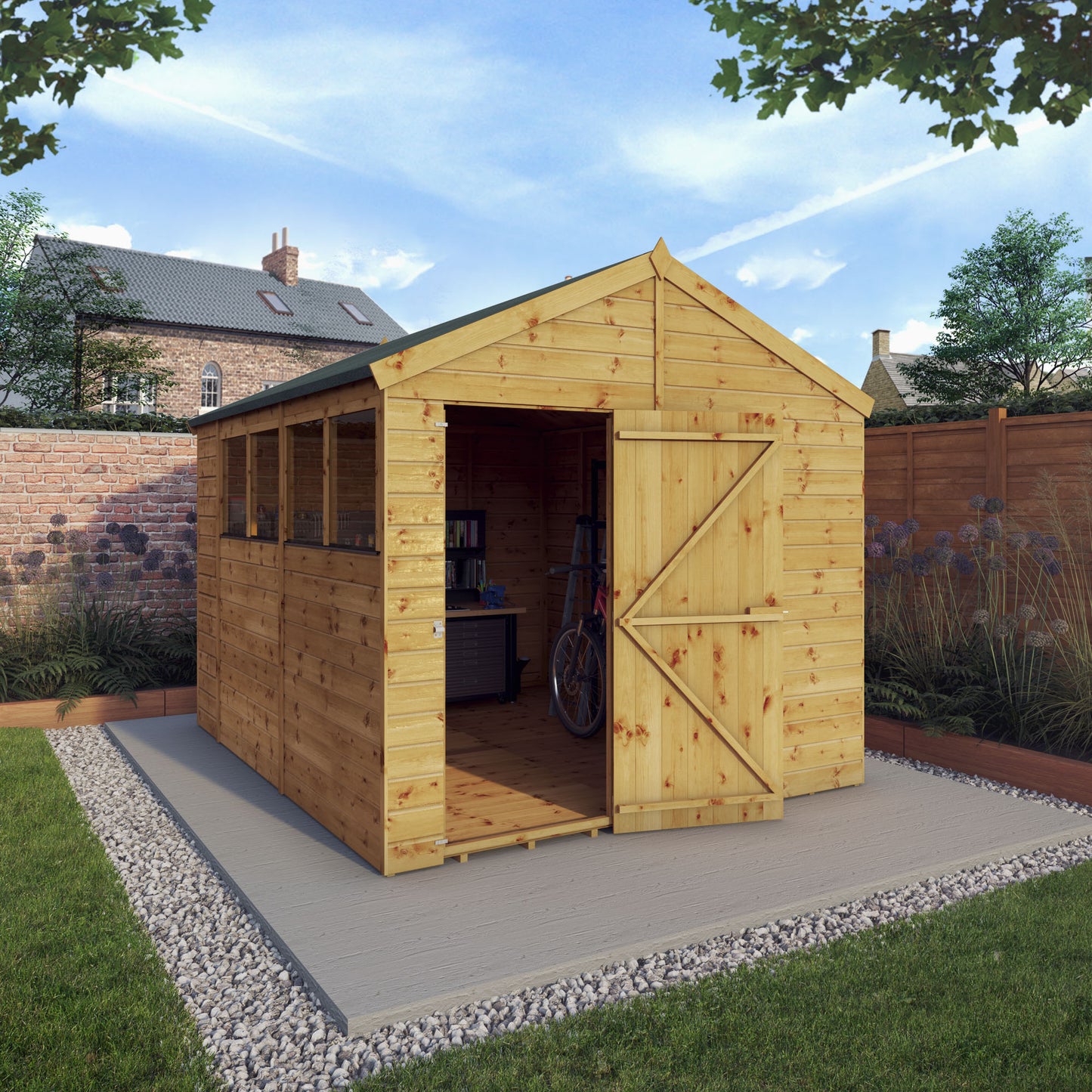 10 x 8 Modular Shiplap Apex