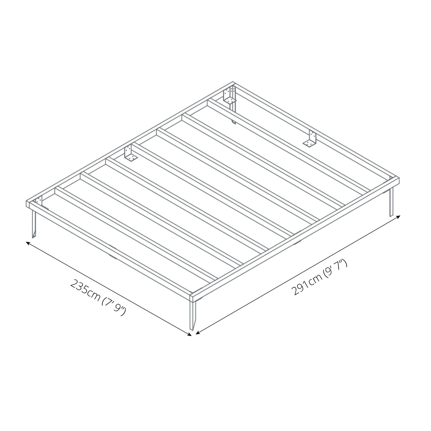 10 x 8 Wooden Base