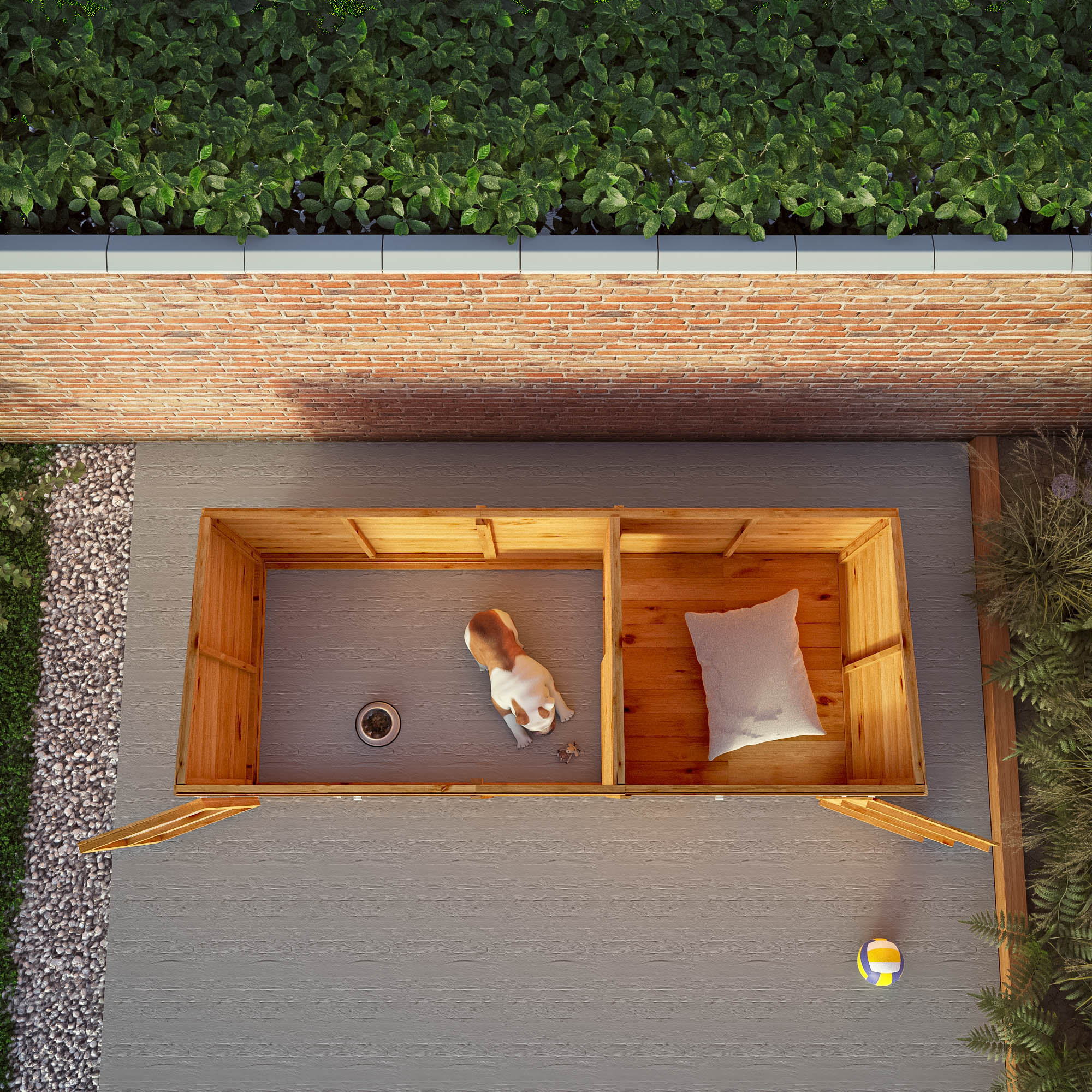 10 x 4 Berkshire Dog Kennel & Run