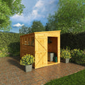 10 x 8 Woodsman Shiplap Pent - Glass