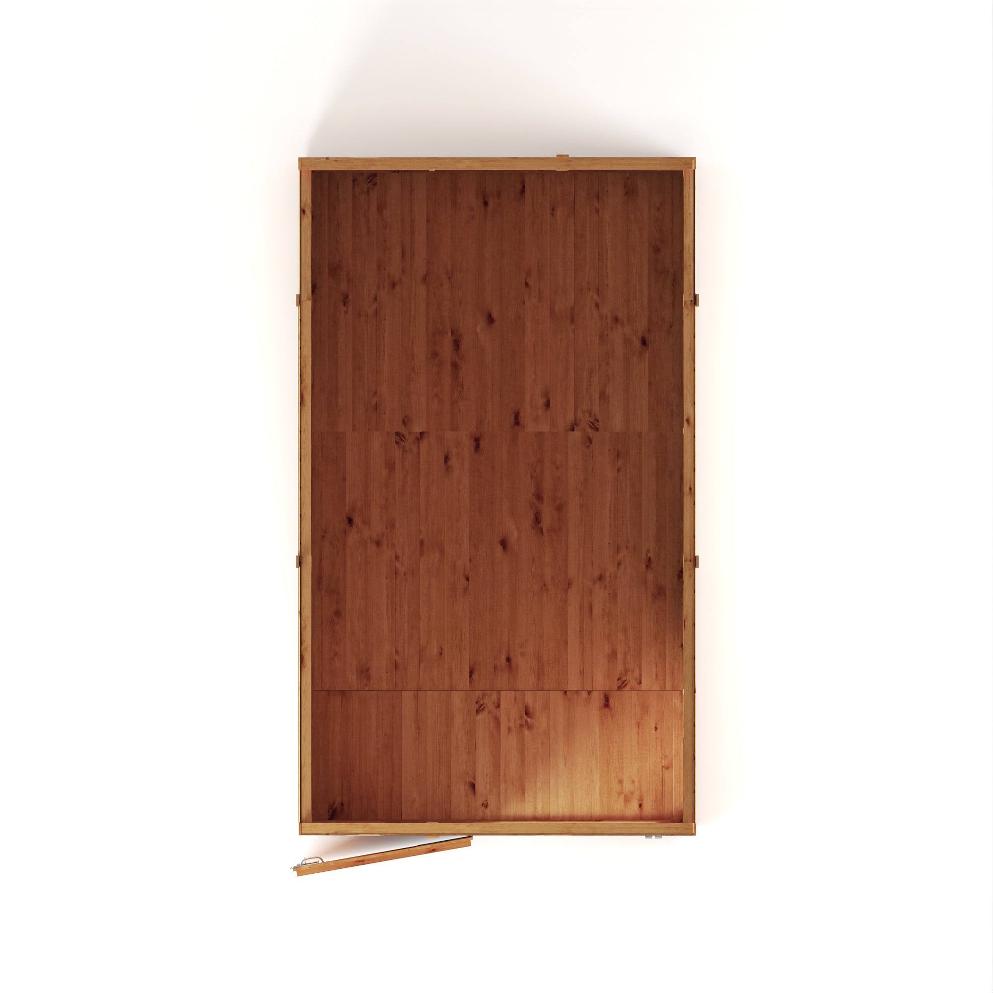 10 x 8 Woodsman Shiplap Pent - Glass