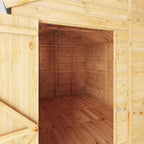 10 x 6 Woodsman Shiplap Apex - Glass