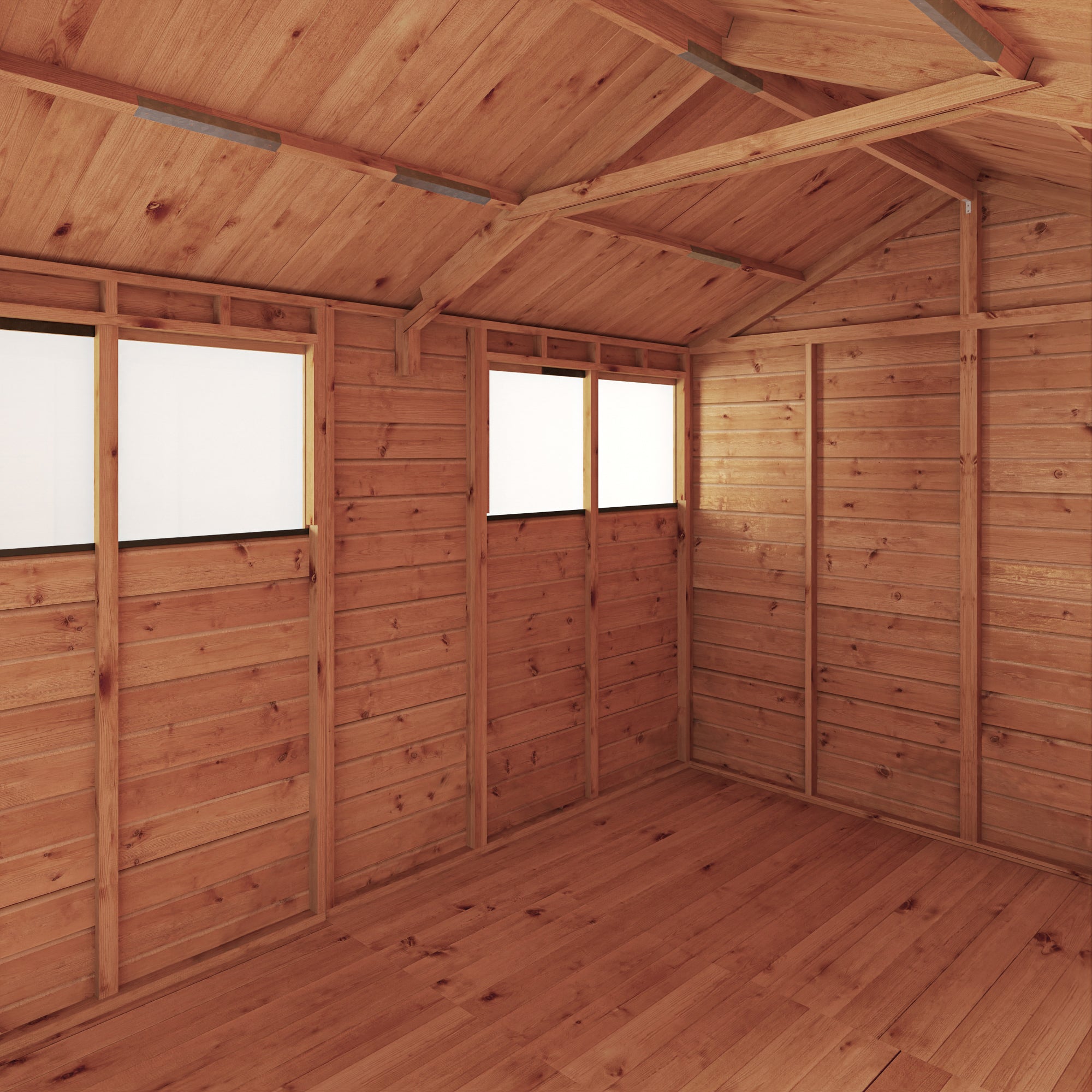 10 x 6 Woodsman Shiplap Apex - Styrene