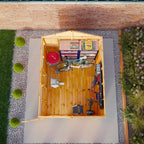 10 x 6 Woodsman Shiplap Apex - Styrene