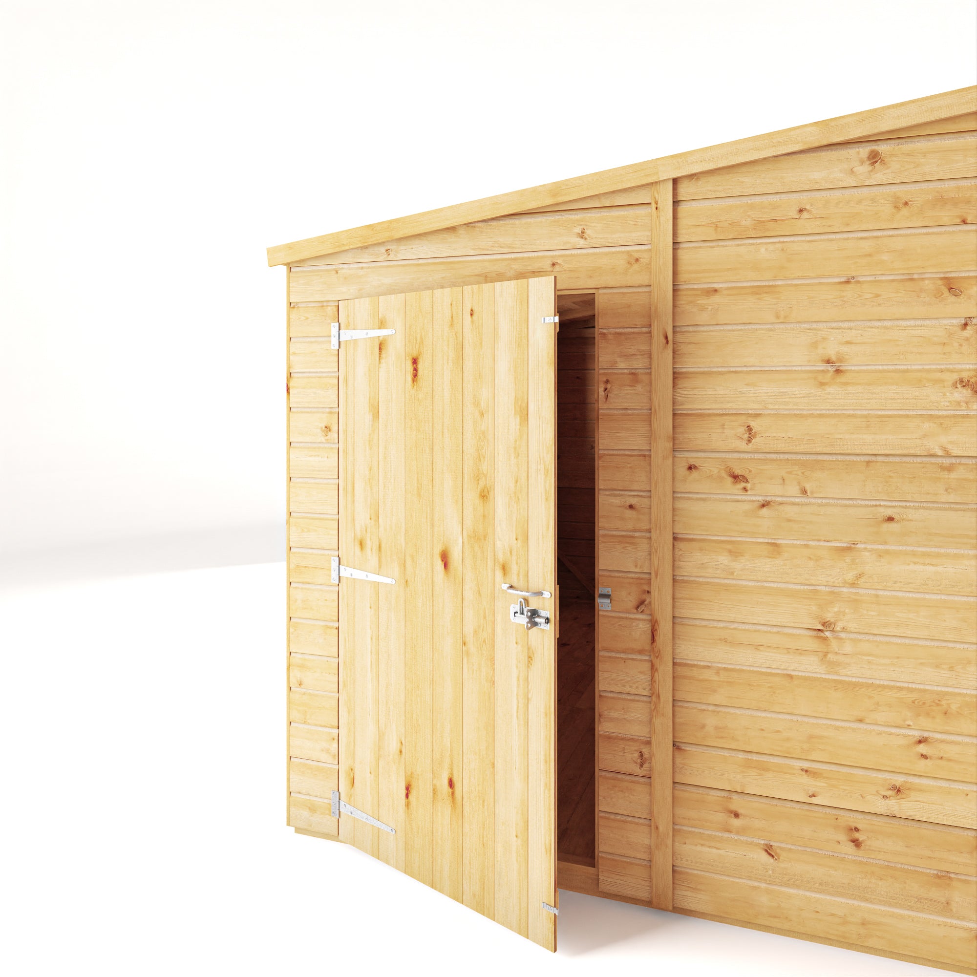10 x 8 Woodsman Shiplap Pent - Styrene