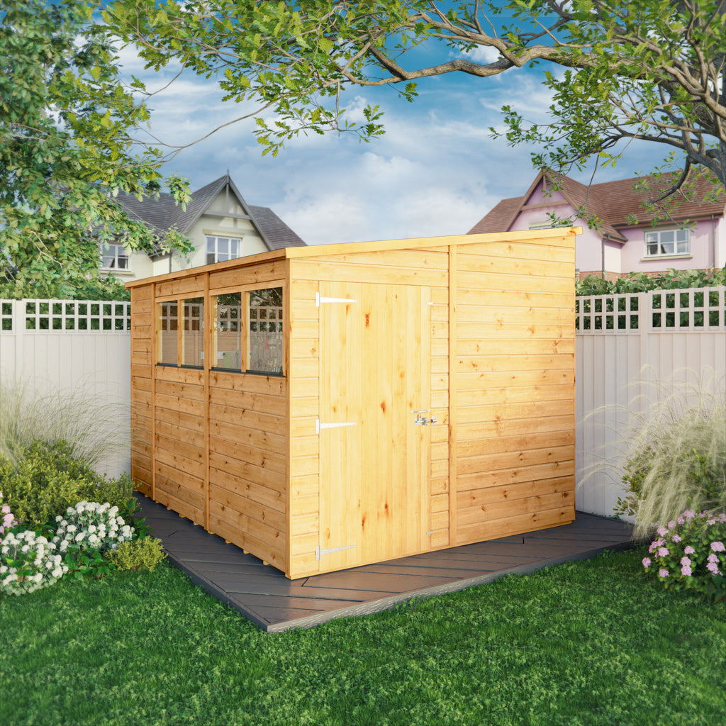 10 x 8 Woodsman Shiplap Pent - Styrene