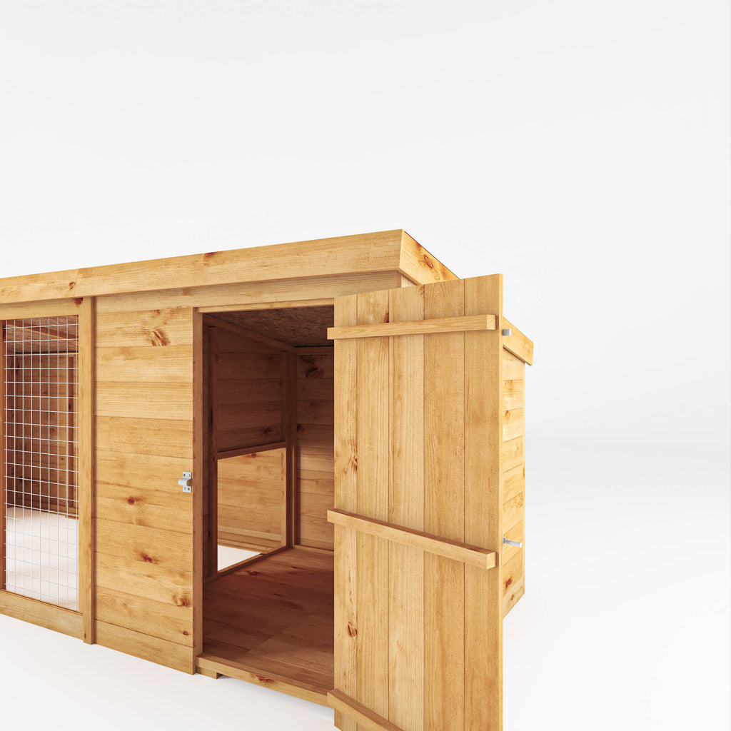 12 x 4 Berkshire Dog Kennel & Run