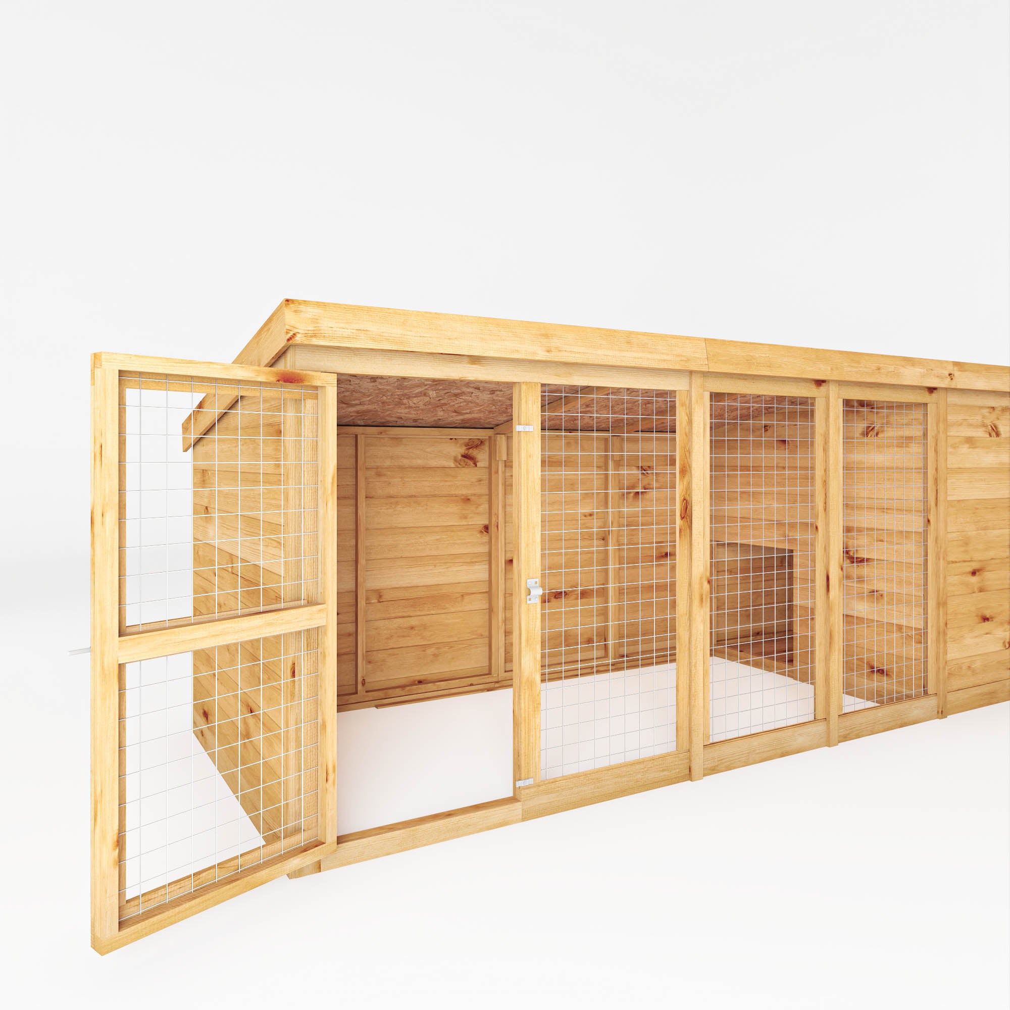 12 x 4 Berkshire Dog Kennel & Run