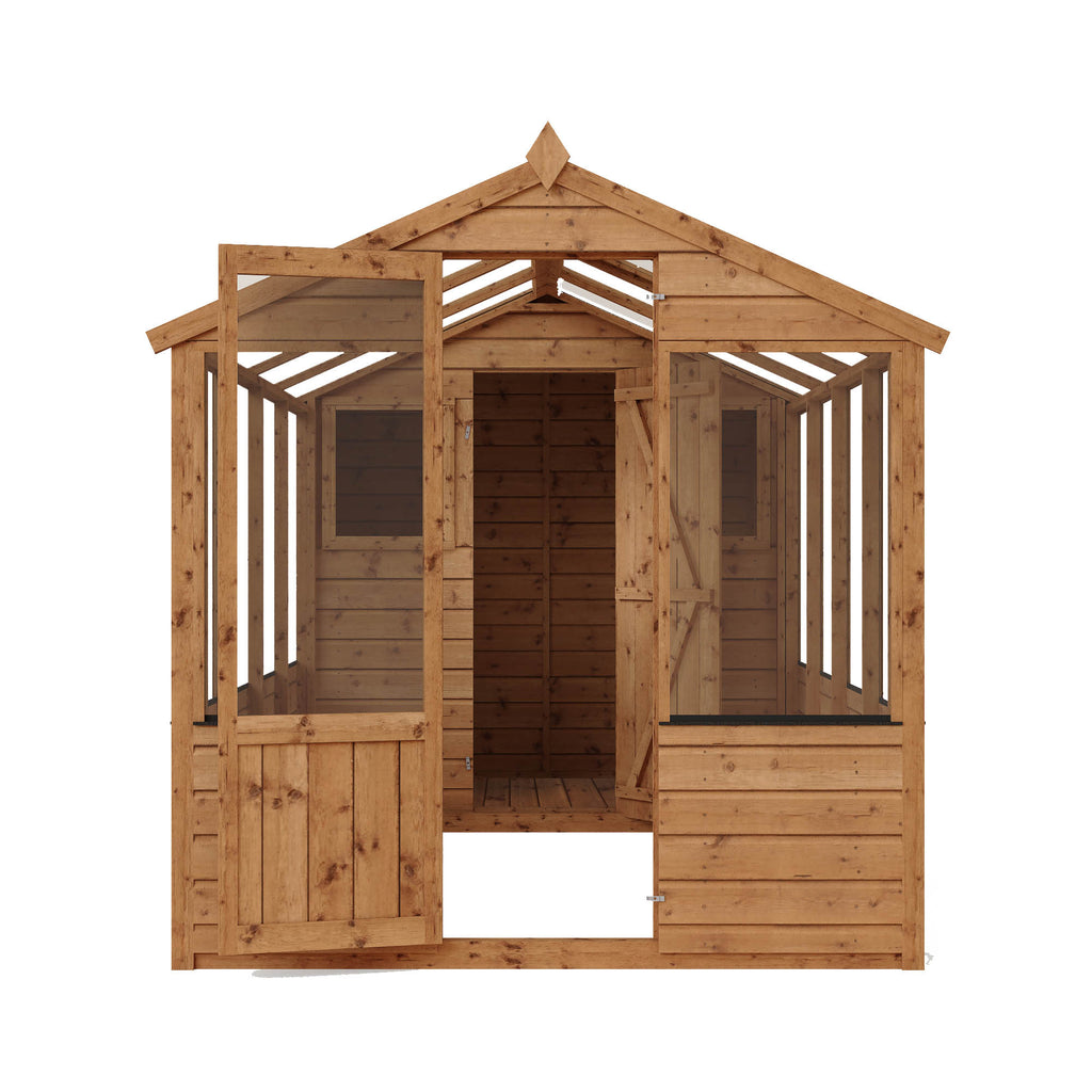 12 x 6 Traditional Apex Greenhouse Combi Shed