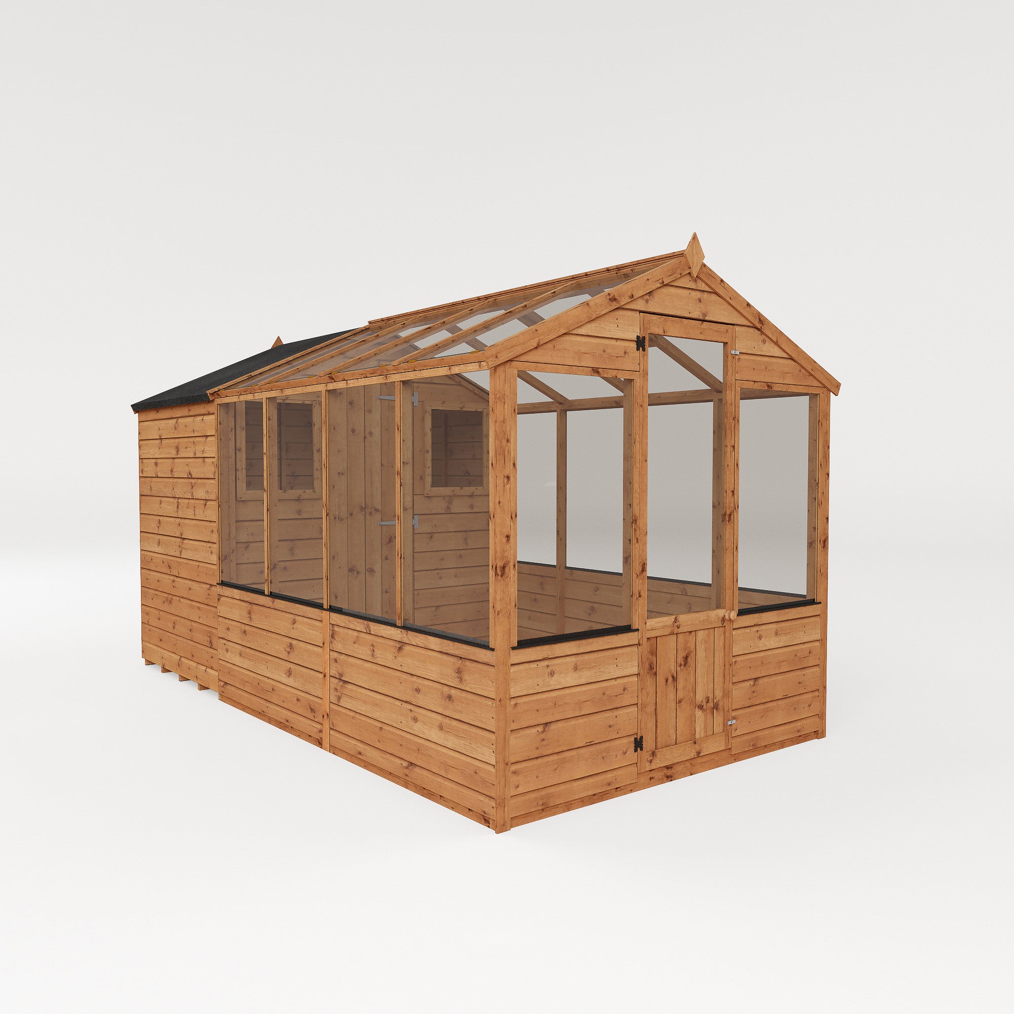 12 x 6 Traditional Apex Greenhouse Combi Shed