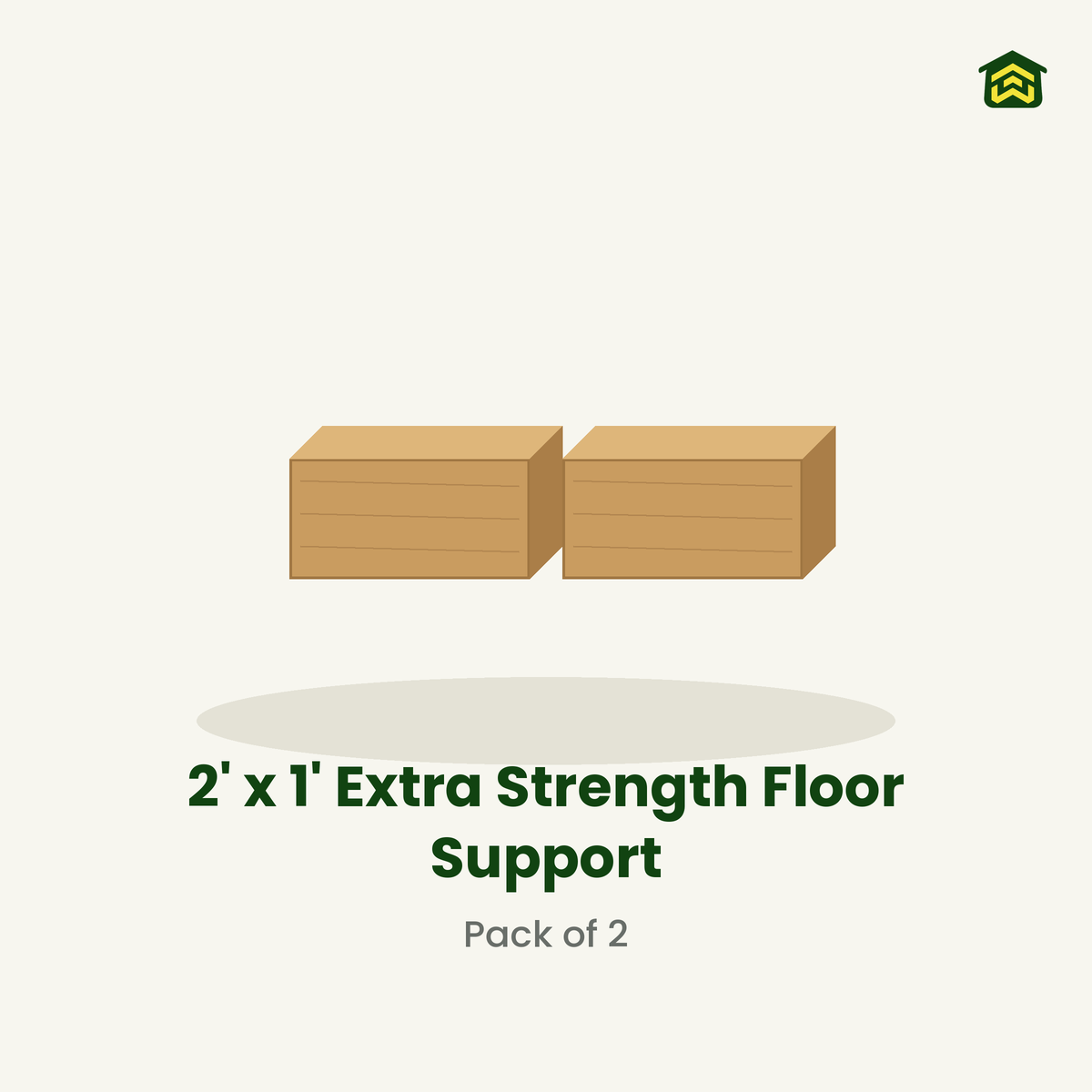 2' x 1' Extra Strength Floor Support (2 Pack)