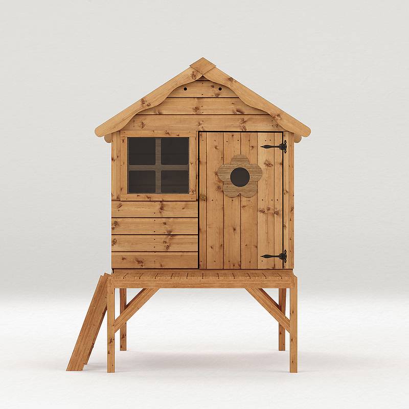 Snug Playhouse with Tower