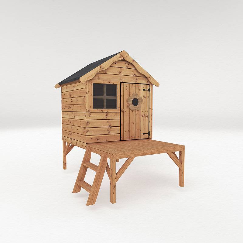 Snug Playhouse with Tower