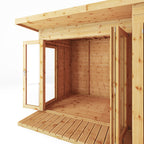 10 x 8 Premium Garden Room Summerhouse With Side Shed