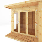 10 x 8 Premium Garden Room Summerhouse With Side Shed
