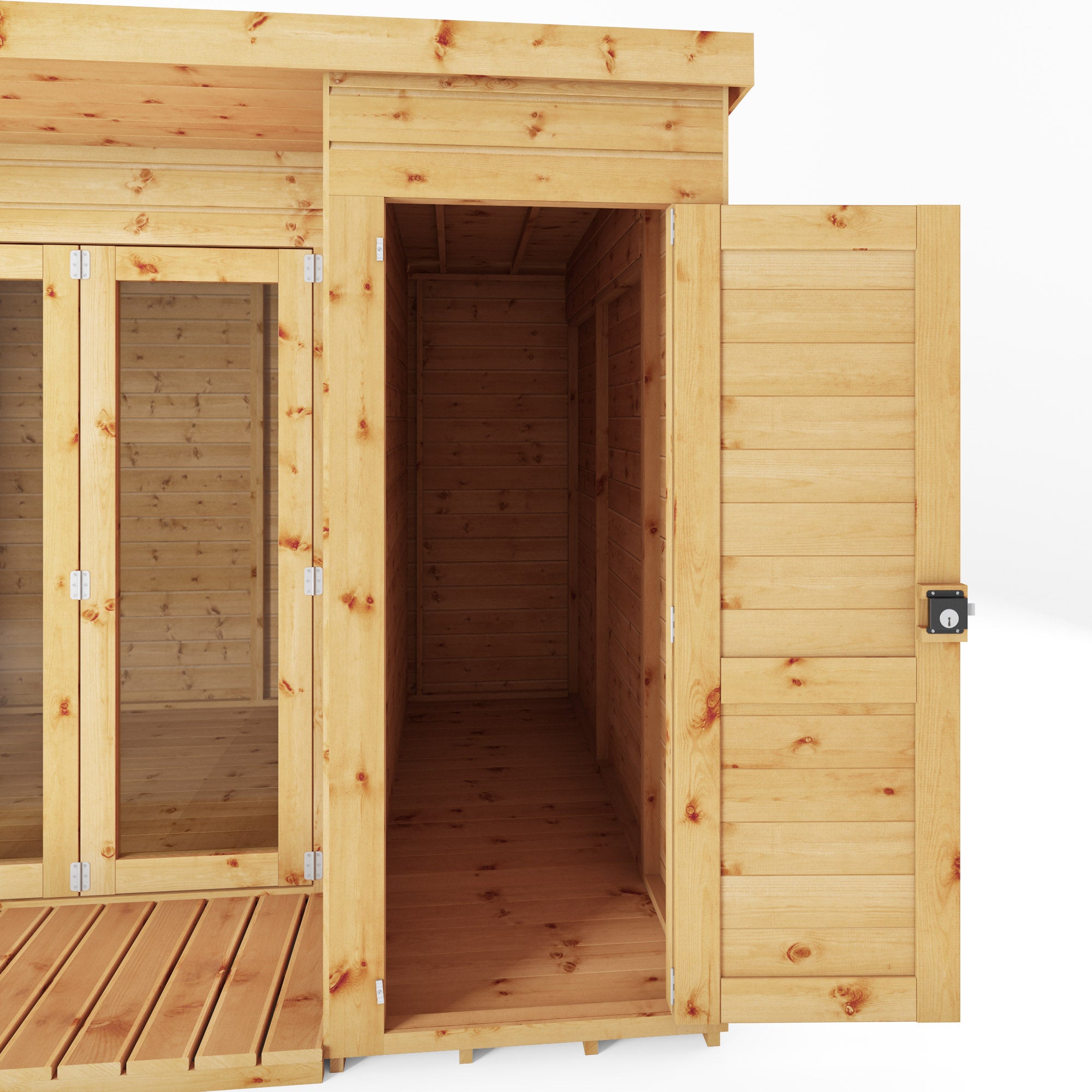10 x 8 Premium Garden Room Summerhouse With Side Shed