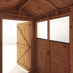 6 x 4 Woodsman Shiplap Apex - Glass