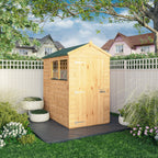 6 x 4 Woodsman Shiplap Apex - Glass