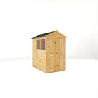 6 x 4 Woodsman Shiplap Apex - Glass