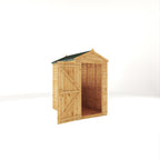 6 x 4 Woodsman Shiplap Apex - Glass