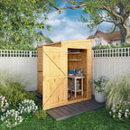 6 x 4 Woodsman Shiplap Pent - Glass