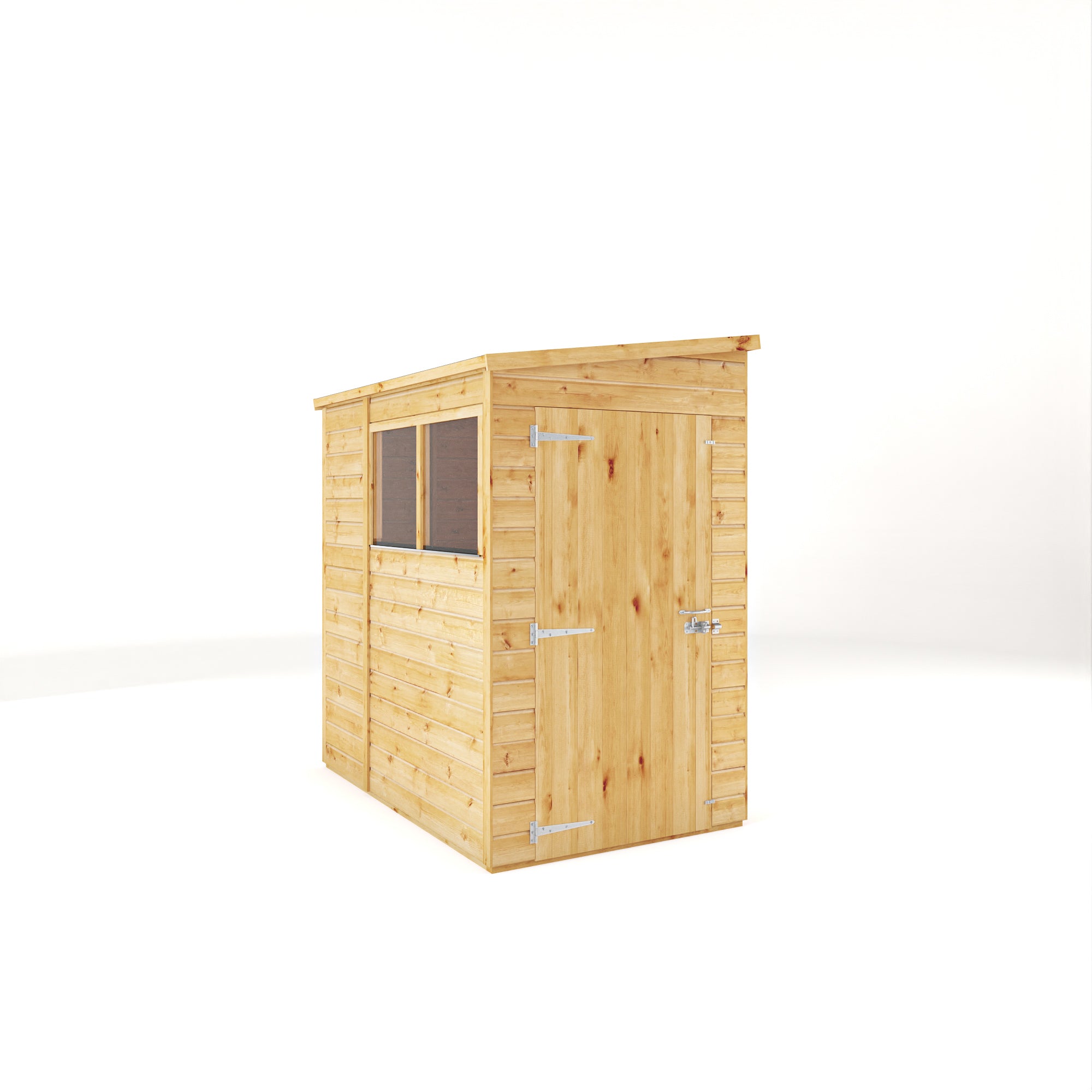 6 x 4 Woodsman Shiplap Pent - Glass