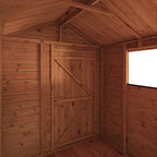 6 x 6 Woodsman Shiplap Apex - Glass