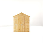 6 x 6 Woodsman Shiplap Apex - Glass