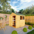 6 x 6 Woodsman Shiplap Apex - Glass
