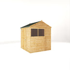 6 x 6 Woodsman Shiplap Apex - Glass