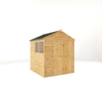 6 x 6 Woodsman Shiplap Apex - Glass