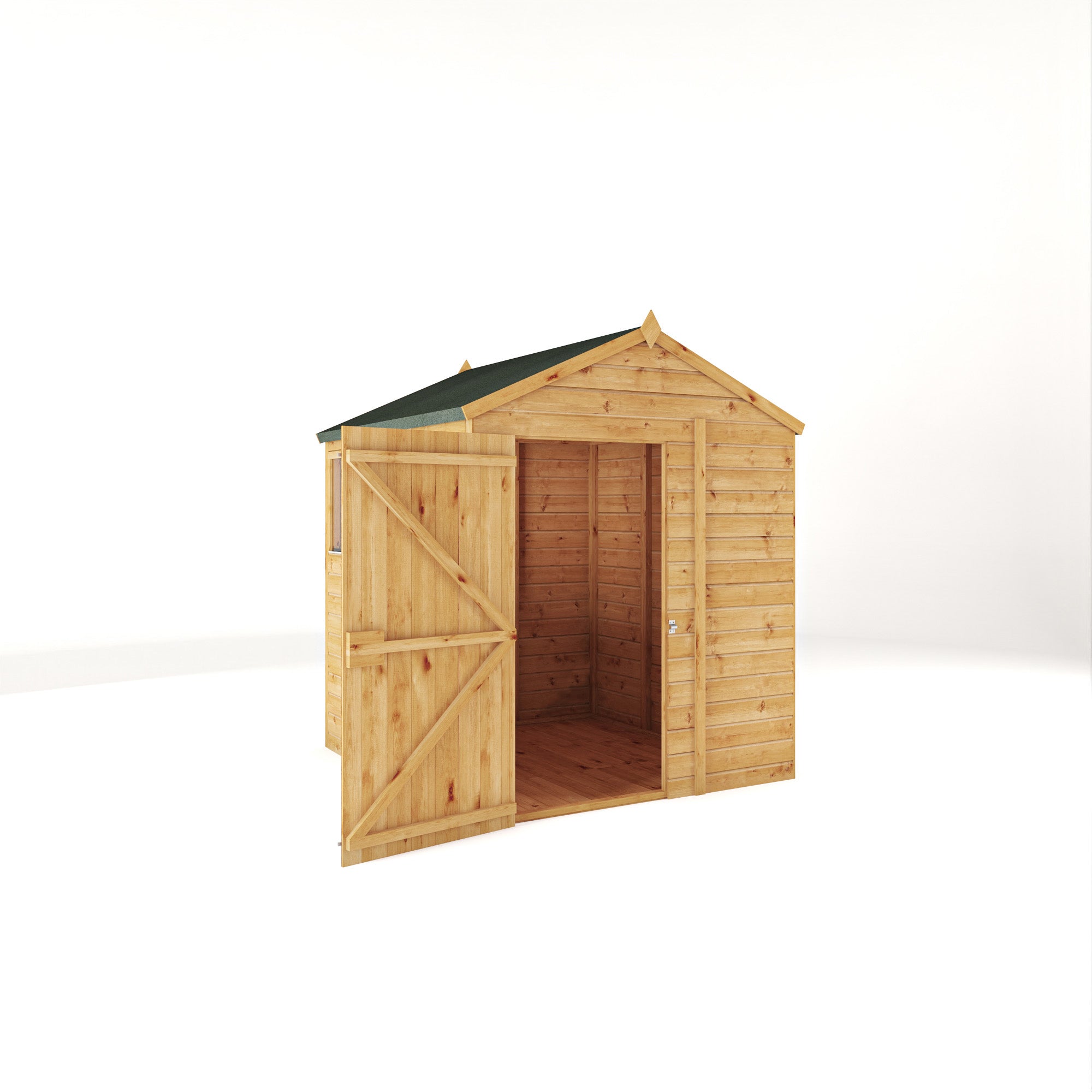 6 x 6 Woodsman Shiplap Apex - Styrene