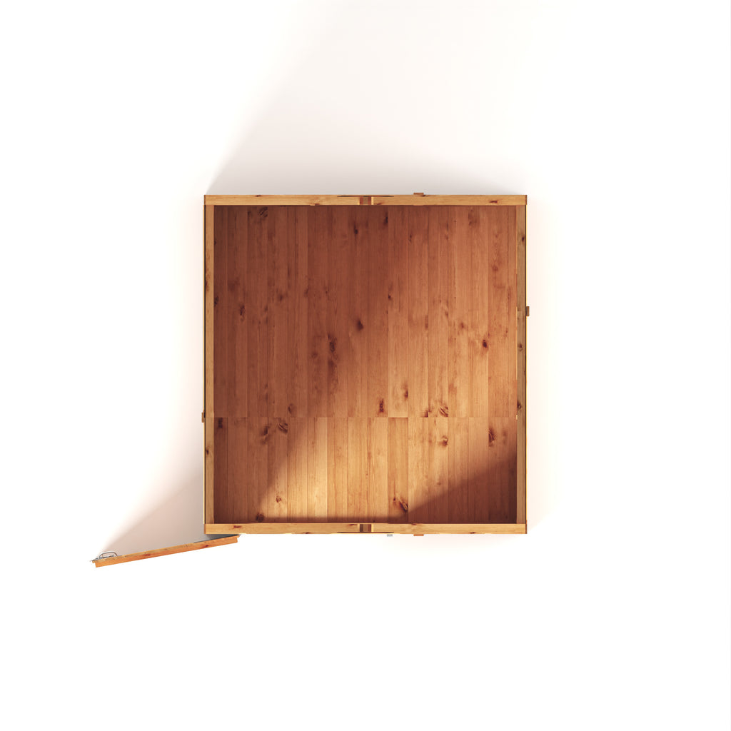 6 x 6 Woodsman Shiplap Apex - Glass