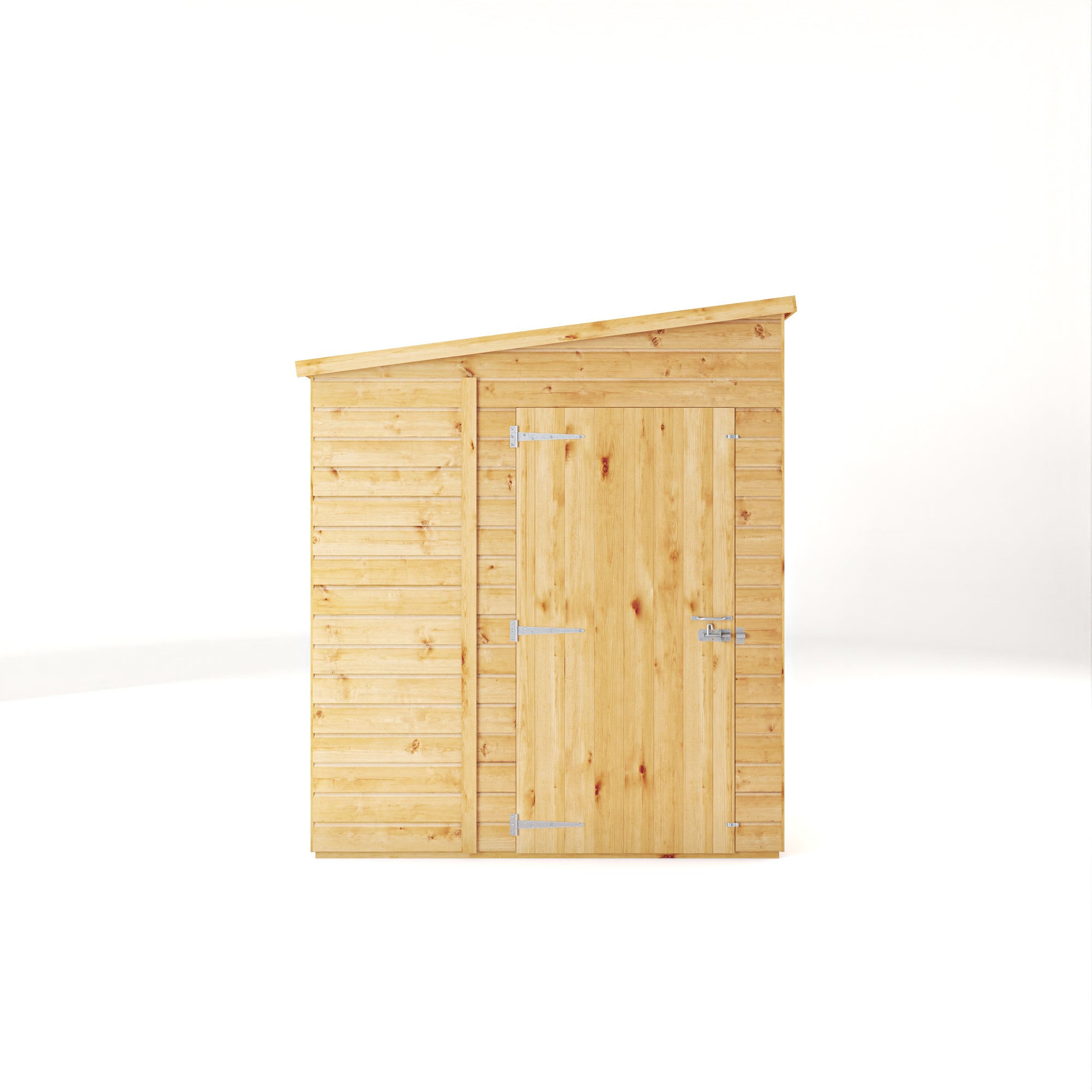 6 x 6 Woodsman Shiplap Pent - Glass