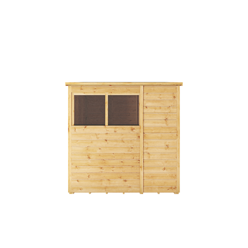 6 x 6 Woodsman Shiplap Pent - Styrene