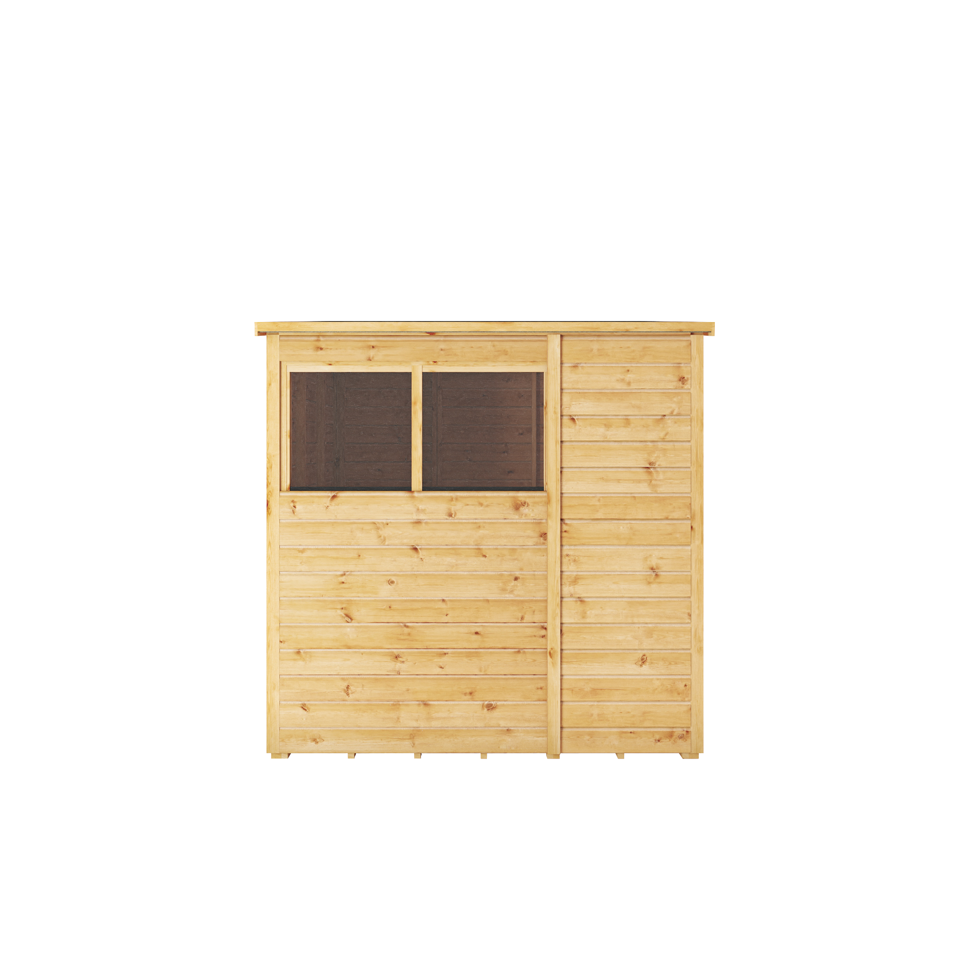 6 x 6 Woodsman Shiplap Pent - Styrene