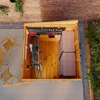 6 x 6 Woodsman Shiplap Pent - Glass