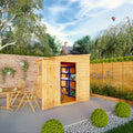 6 x 6 Woodsman Shiplap Pent - Glass