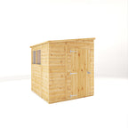 6 x 6 Woodsman Shiplap Pent - Glass