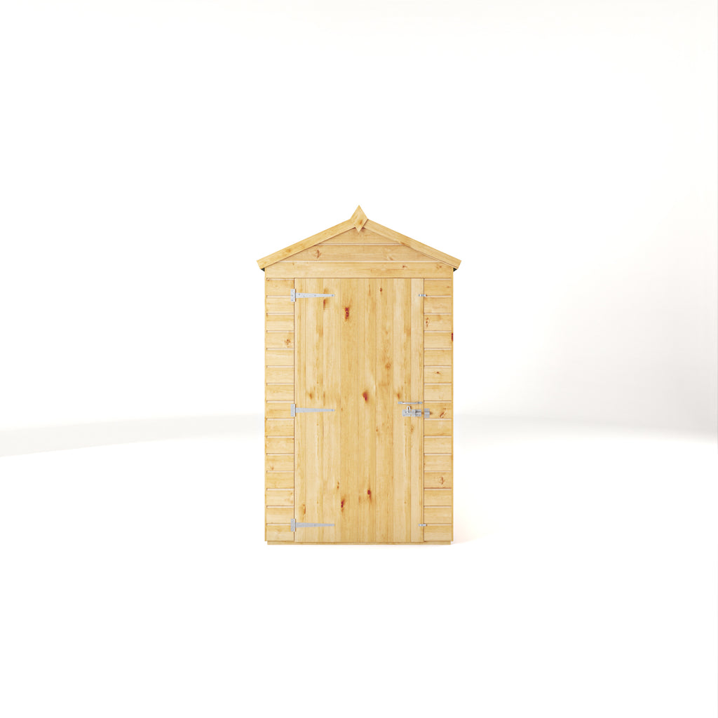 8 x 4 Woodsman Shiplap Apex - Glass