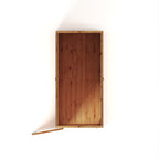 8 x 4 Woodsman Shiplap Apex - Glass