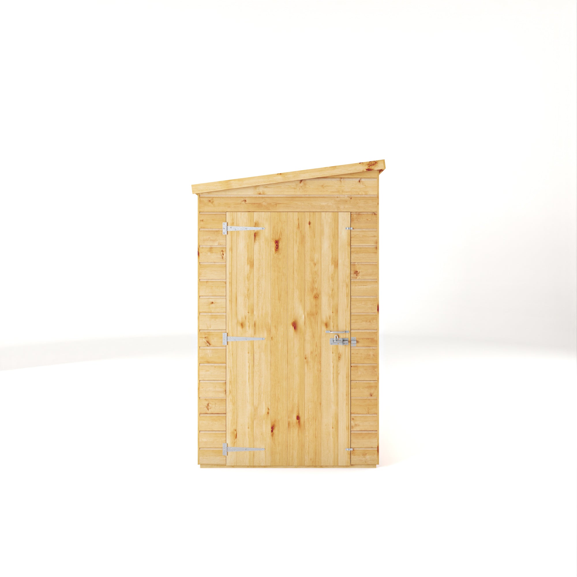 8 x 4 Woodsman Shiplap Pent - Glass