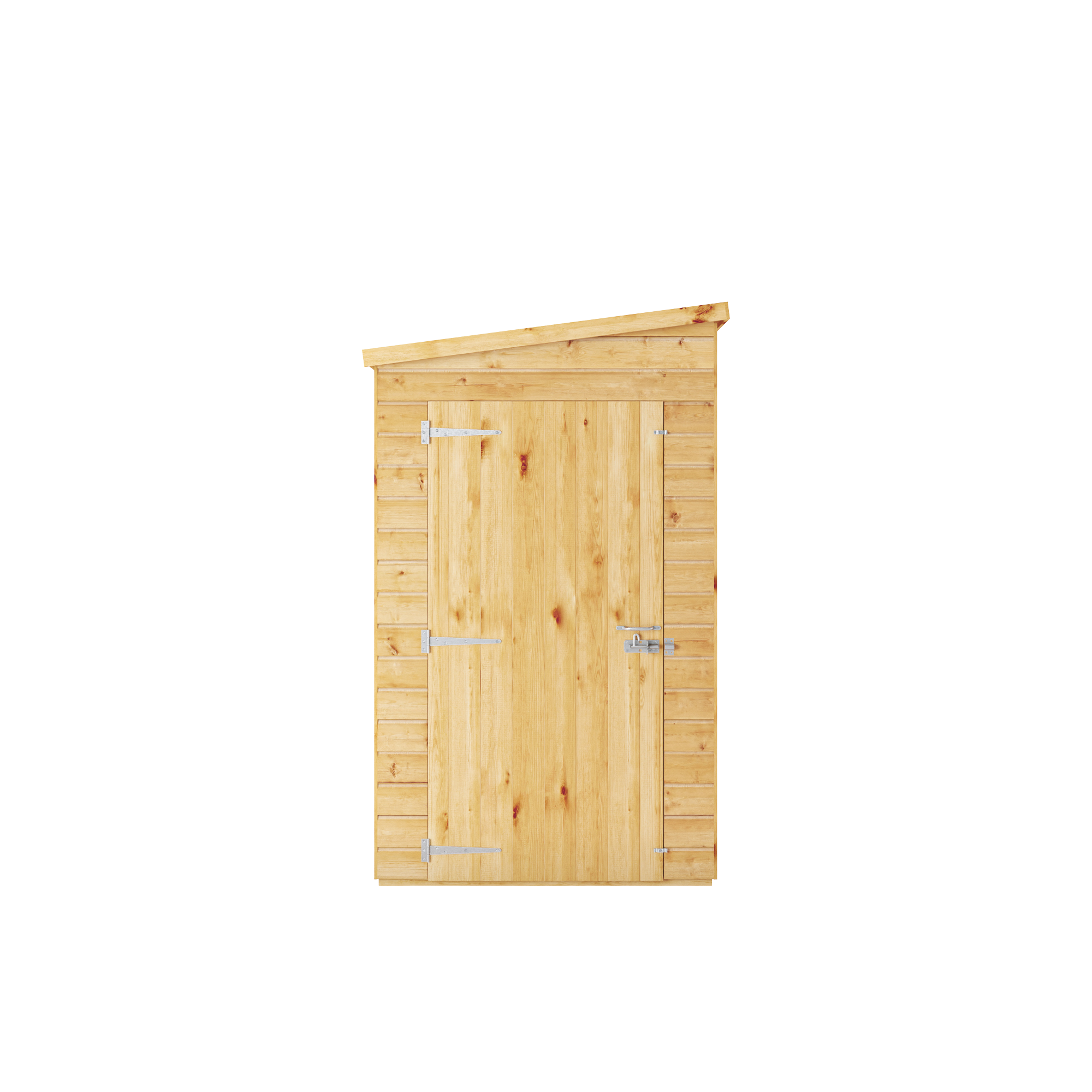 8 x 4 Woodsman Shiplap Pent - Styrene