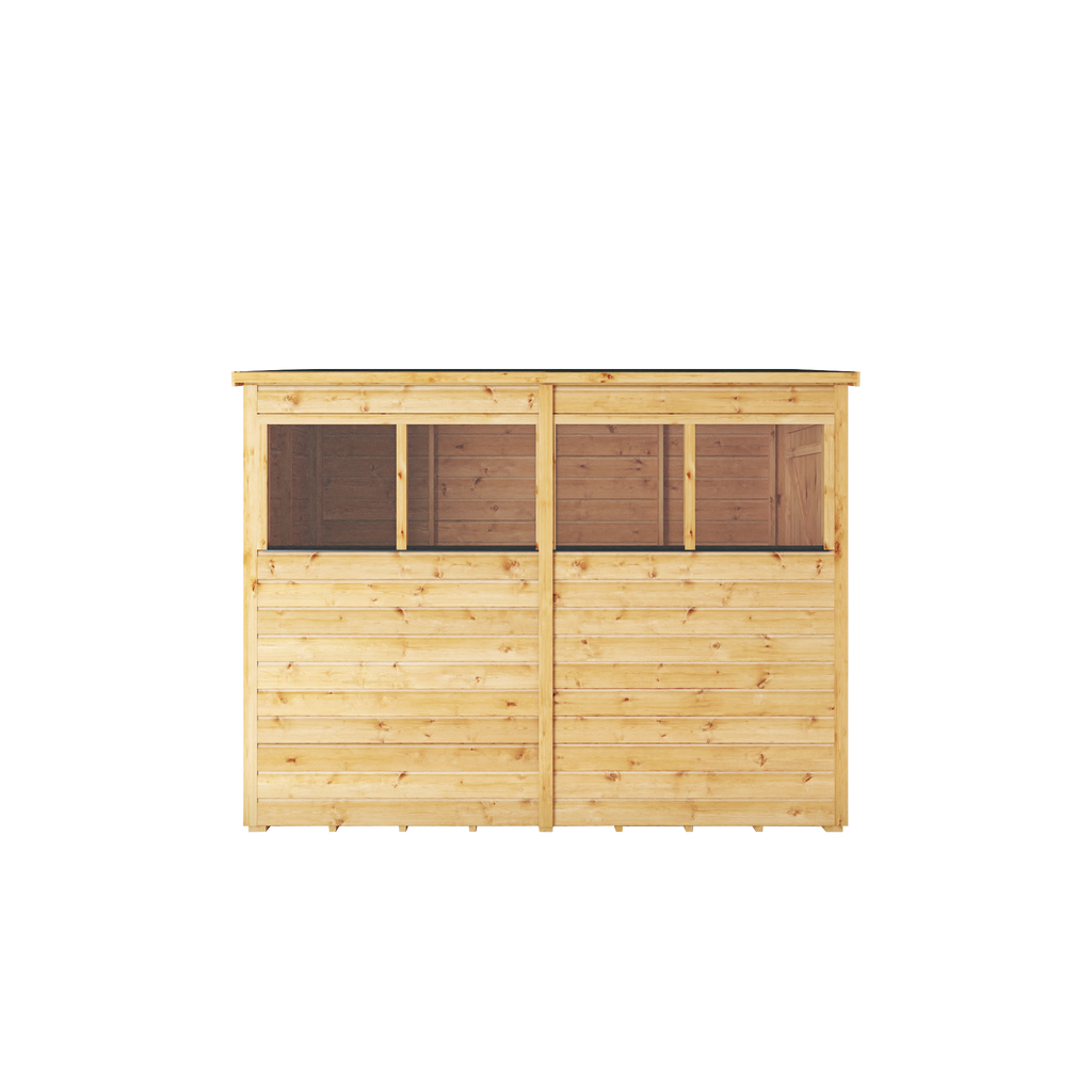 8 x 4 Woodsman Shiplap Pent - Styrene