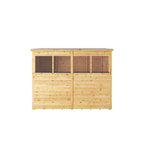 8 x 4 Woodsman Shiplap Pent - Styrene