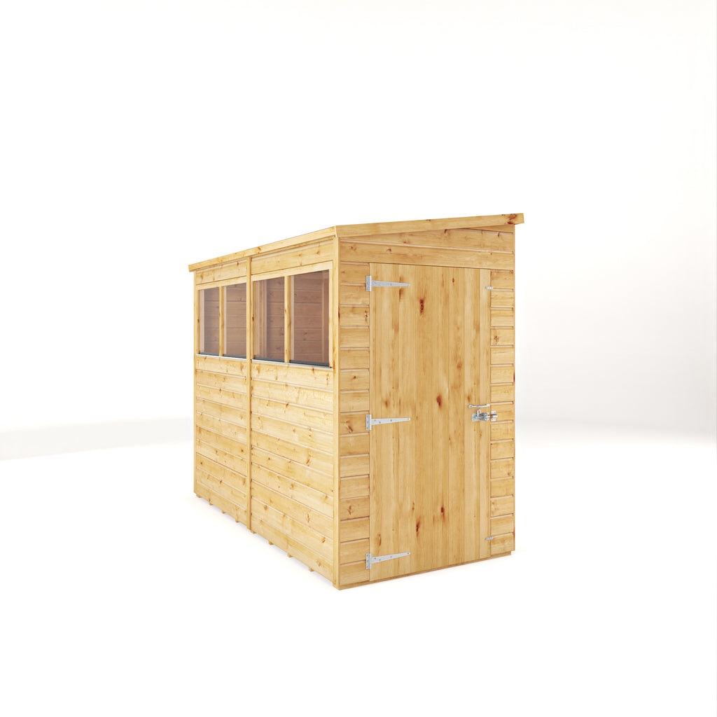 8 x 4 Woodsman Shiplap Pent - Styrene