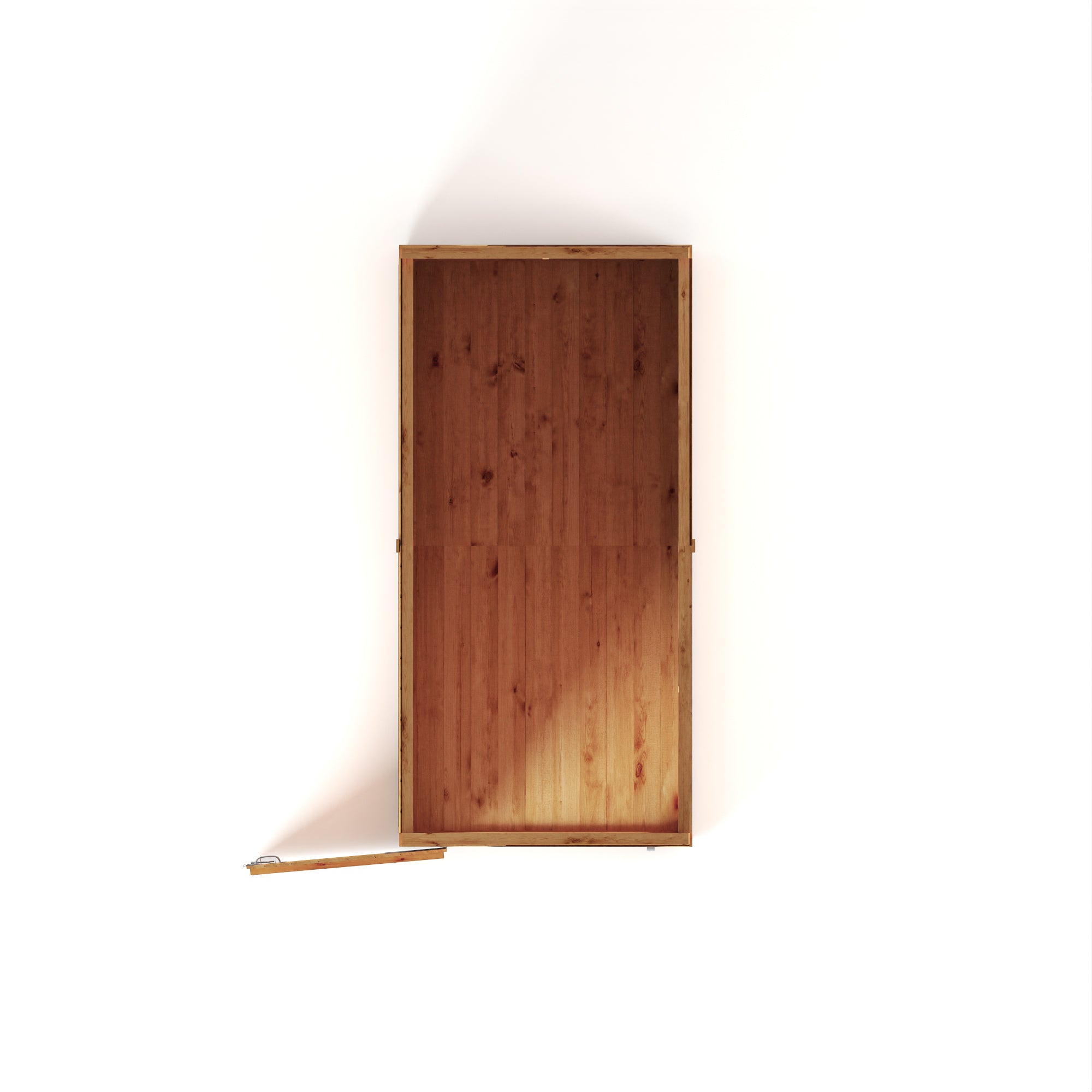 8 x 4 Woodsman Shiplap Pent - Glass